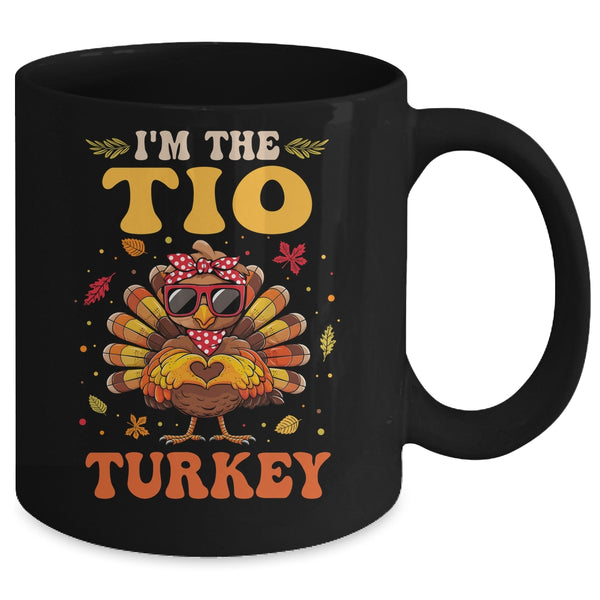 I m The Tio Turkey Matching Family Thanksgiving Costume Mug 11oz Mug Black back 600x.jpg