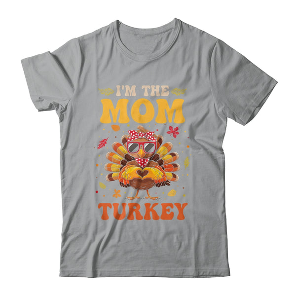 I m The Mom Turkey Matching Family Thanksgiving Costume Classic T Shirt Sport Grey 600x.jpg