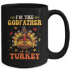 I m The Godfather Turkey Matching Family Thanksgiving Costume Mug 15oz Mug Black back 600x.jpg
