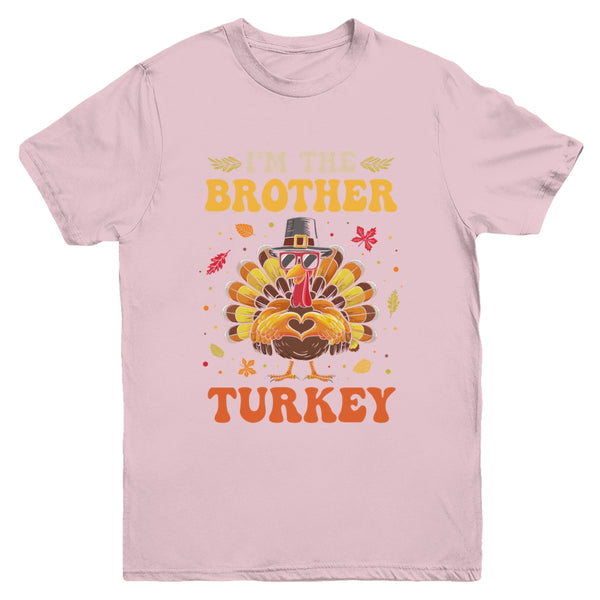 I m The Brother Turkey Matching Family Thanksgiving Costume Youth T Shirt Light Pink 600x.jpg