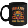 Funny Turkey Bruh Meme Thanksgiving For Boys Men Kids Mug 11oz Mug Black front 600x.jpg