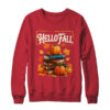 Hello Fall Pumpkin And Books Reading Lovers In Autumn Fall Shirt Sweatshirt Crewneck Sweatshirt Red 600x 1.jpg