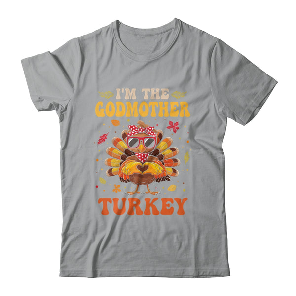 I m The Godmother Turkey Matching Family Thanksgiving Costume Classic T Shirt Sport Grey 600x.jpg