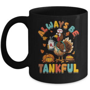 Respiratory Therapist Thanksgiving Nurse Autumn Fall Turkey Mug 11oz Mug Black front 600x.jpg