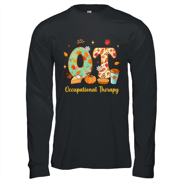 Occupational Therapy Fall OT OTA Autumn Thanksgiving Long Sleeve T Shirt Black 600x.jpg