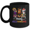 Happy Hallothanksmas Halloween Thanksgiving Christmas Drink Mug 11oz Mug Black front 600x.jpg