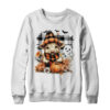 Cute Fall Highland Cow Ghost Spooky Season Autumn Halloween Crewneck Sweatshirt White 600x.jpg