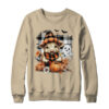 Cute Fall Highland Cow Ghost Spooky Season Autumn Halloween Crewneck Sweatshirt Sand 600x.jpg