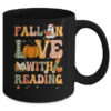 Fall In Love With Reading Book Autumn Pumpkin And Teacher Mug 11oz Mug Black back 600x.jpg