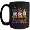 Halloween Thanksgiving Christmas Gnomes Happy HalloThanksMas Mug 15oz Mug Black front 600x.jpg