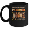 Retro Pacifiers Pumpkins Preemies Fall NICU Nurse Halloween Mug 11oz Mug Black front 600x.jpg