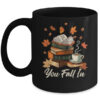You Fall In Books Fall Open Coffee Book Reading Season Warm Mug 11oz Mug Black front 600x.jpg