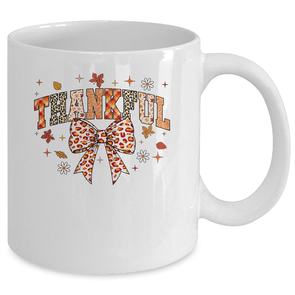 Thankful Coquette Bow Fall Autumn Season Thanksgiving Season Mug 11oz Mug White back 600x.jpg