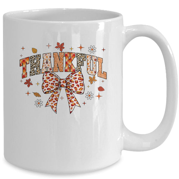 Thankful Coquette Bow Fall Autumn Season Thanksgiving Season Mug 15oz Mug White back 600x.jpg