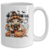 Cute Fall Highland Cow Ghost Spooky Season Autumn Halloween Mug 15oz Mug White back 600x.jpg