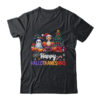 Retro Halloween Thanksgiving Christmas Happy HalloThanksMas Classic T Shirt Black 600x.jpg
