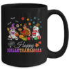Halloween Thanksgiving Christmas Happy HalloThanksMas Kids Mug 15oz Mug Black back 600x.jpg