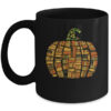 Vintage Book Pumpkin Autumn Fall Librarians Bookworm Teacher Mug 11oz Mug Black front 600x.jpg