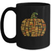 Vintage Book Pumpkin Autumn Fall Librarians Bookworm Teacher Mug 15oz Mug Black front 600x.jpg
