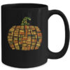 Vintage Book Pumpkin Autumn Fall Librarians Bookworm Teacher Mug 15oz Mug Black back 600x.jpg