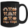Retro Coffee Fall Vibes Autumn Coquette Pumpkin Thanksgiving Mug 15oz Mug Black back 600x.jpg