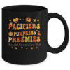 Pacifiers Pumpkins And Preemies Fall NICU Nurse Thanksgiving Mug 11oz Mug Black back 600x.jpg
