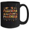 Pacifiers Pumpkins And Preemies Fall NICU Nurse Thanksgiving Mug 15oz Mug Black back 600x.jpg
