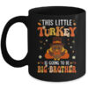 This Little Turkey Is Going To Be A Big Brother Thanksgiving Mug 11oz Mug Black front 600x.jpg