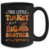 This Little Turkey Going To Be A Big Brother Again Thanksgiving Mug 15oz Mug Black back 600x.jpg