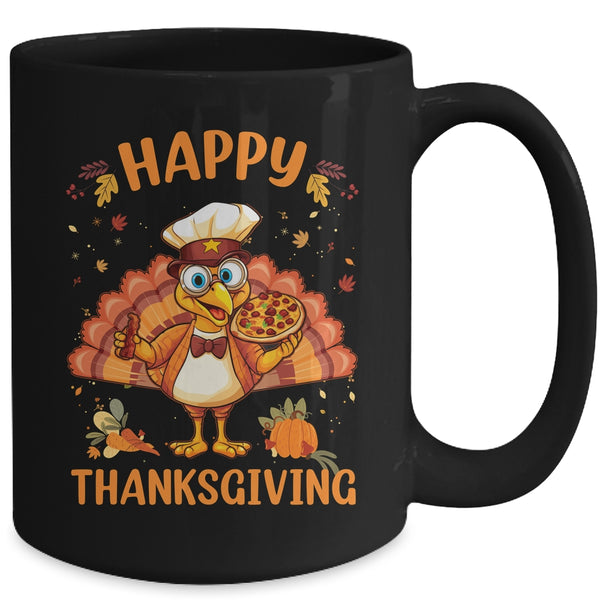 Turkey Day Happy Thanksgiving Family Dinner Mug 15oz Mug Black back 600x.jpg