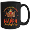 Thankful Grateful Blessed Thanksgiving Turkey Women Girls Mug 15oz Mug Black back 600x.jpg