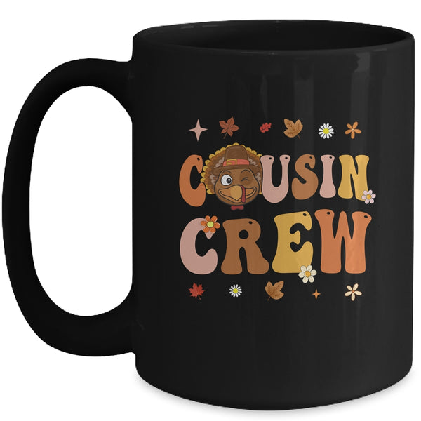 Cousins Giving Thanksgiving Cousin Matching Mug 15oz Mug Black front 600x.jpg