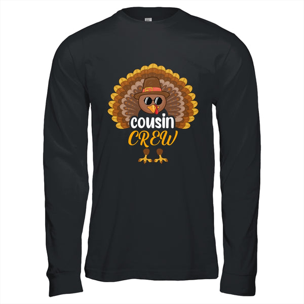 Thanksgiving Cousin Crew Turkey Group Matching Family Long Sleeve T Shirt Black 600x.jpg