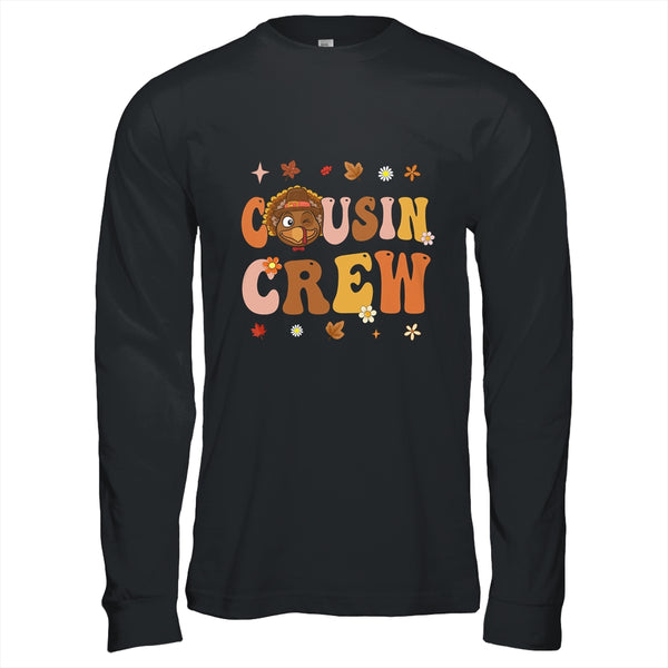 Cousins Giving Thanksgiving Cousin Matching Long Sleeve T Shirt Black 600x.jpg