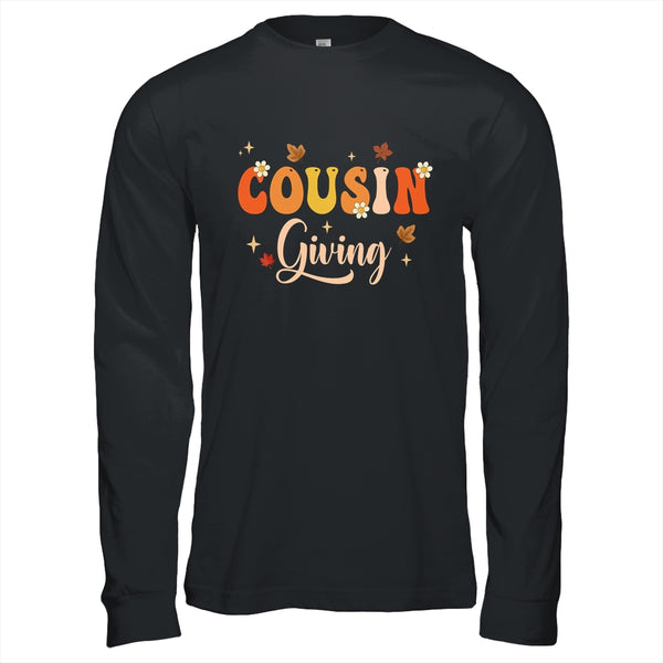Cousin Crew Thanksgiving Family Matching Turkey Day Fall Long Sleeve T Shirt Black 600x.jpg