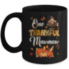 One Thankful Mawmaw Fall Leaves Autumn Grandma Thanksgiving Mug 11oz Mug Black front 600x.jpg