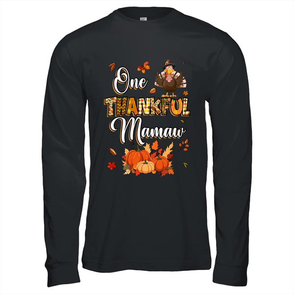 One Thankful Mamaw Fall Leaves Autumn Grandma Thanksgiving Long Sleeve T Shirt Black 600x.jpg