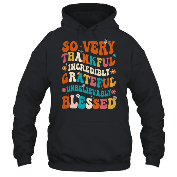Thankful Grateful Blessed Happy Thanksgiving Day Funny Pullover Hoodie Black 600x.jpg