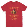 Happy Turkey Day 2023 Autumn Fall Thanksgiving Family Kids Youth Youth T Shirt Red 600x.jpg