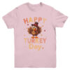Happy Turkey Day 2023 Autumn Fall Thanksgiving Family Kids Youth Youth T Shirt Light Pink 600x.jpg