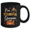 One Thankful Grannie Fall Leaves Autumn Grandma Thanksgiving Mug 11oz Mug Black back 600x.jpg