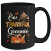 One Thankful Grannie Fall Leaves Autumn Grandma Thanksgiving Mug 15oz Mug Black back 600x.jpg