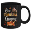 One Thankful Granny Fall Leaves Autumn Grandma Thanksgiving Mug 11oz Mug Black back 600x.jpg