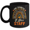 Thankful Office Staff Thanksgiving School Secretary Office Mug 11oz Mug Black front 600x 1.jpg