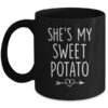 Shes My Sweet Potato I Yam Set Couples Matching Thanksgiving Mug 11oz Mug Black front 600x.jpg