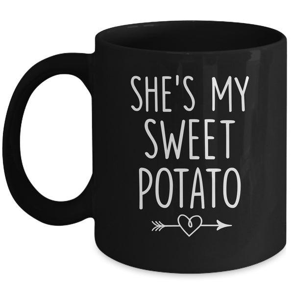 Shes My Sweet Potato I Yam Set Couples Matching Thanksgiving Mug 11oz Mug Black front 600x.jpg