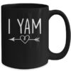I Yam Shes My Sweet Potato Set Couples Matching Thanksgiving Mug 15oz Mug Black back 600x.jpg