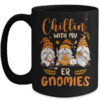 Chillin With My ER Gnomies Nurse Gnome Funny Thanksgiving Mug 15oz Mug Black front 600x.jpg