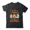 Chillin With My ER Gnomies Nurse Gnome Funny Thanksgiving Classic T Shirt Black 600x.jpg