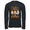 Chillin With My ER Gnomies Nurse Gnome Funny Thanksgiving Long Sleeve T Shirt Black 600x.jpg